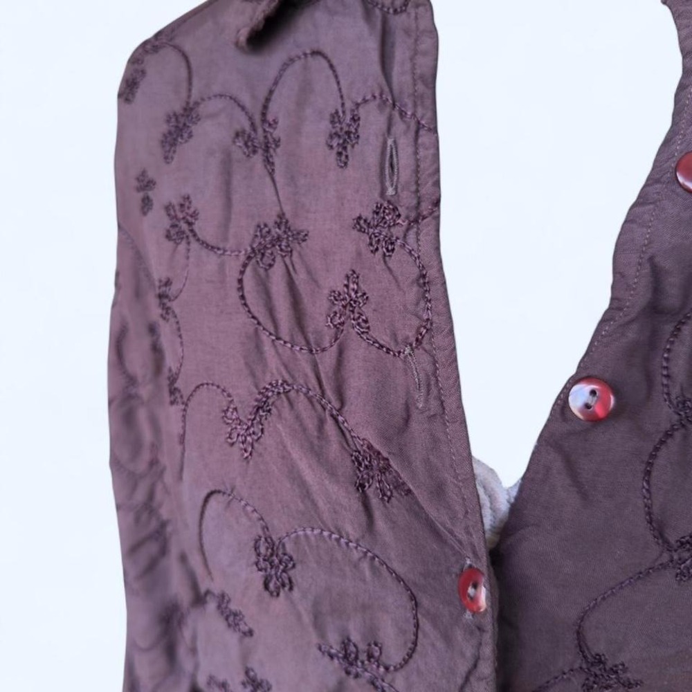 Vintage Aeropostale Y2K Embroidered Button-Up Blouse - Picture 3 of 6